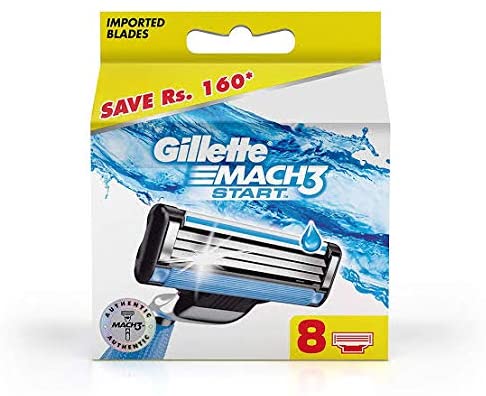 Gillette Mach 3 Start Razor Blades 8 pc